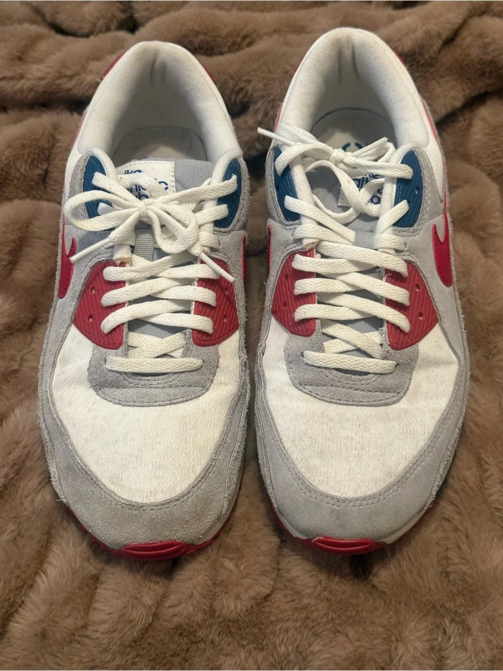 Nike Men’s Air Max 90 Athletic Club — University Red - Size 10.5